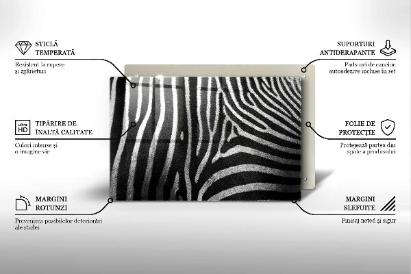 Chopping board Zebra stripes