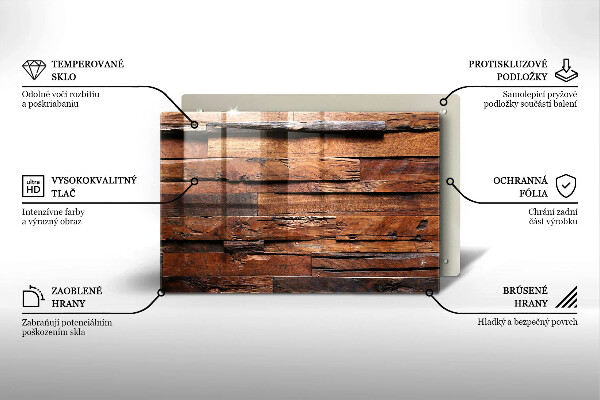 Chopping board glass Decorative wood boards