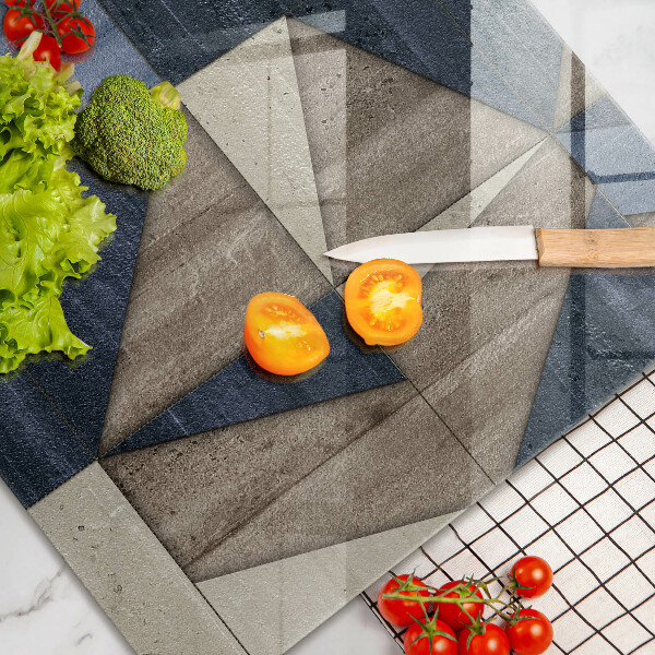 Chopping board Geometric abstraction