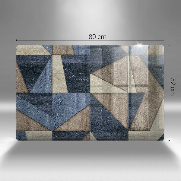 Chopping board Geometric abstraction