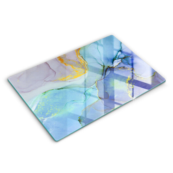 Chopping board Cracked stone gold