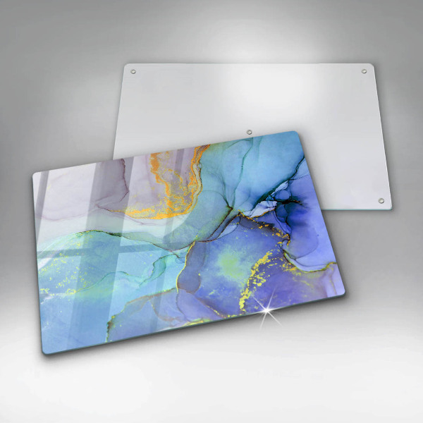 Chopping board Cracked stone gold