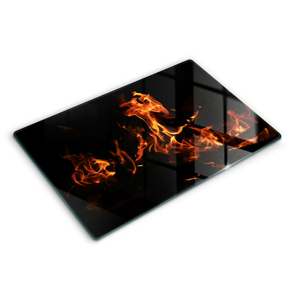 Chopping board Fire flame