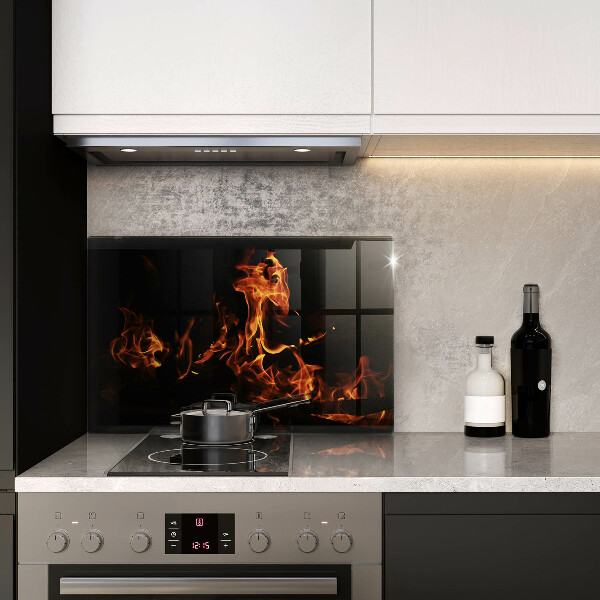 Chopping board Fire flame