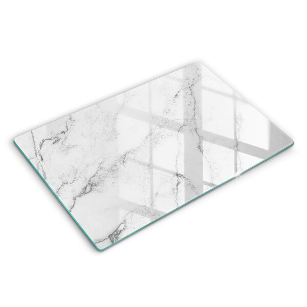 Chopping board glass Elegant marble texture