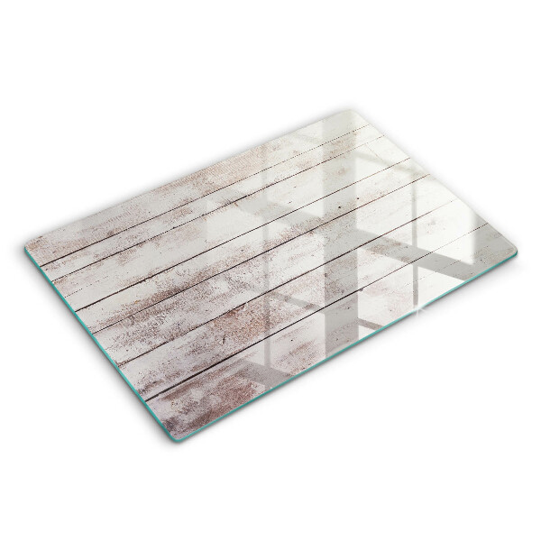 Chopping board glass Old wood boards