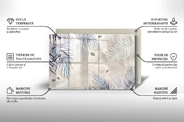 Chopping board Subtle leaves