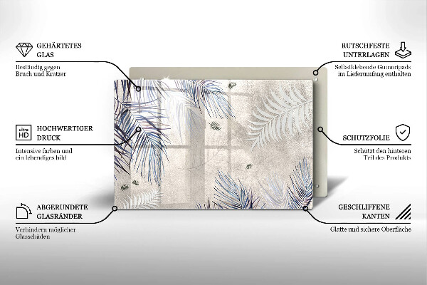 Chopping board Subtle leaves