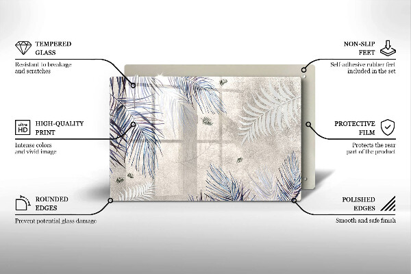 Chopping board Subtle leaves