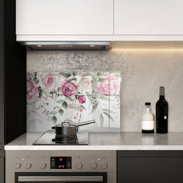 Chopping board Watercolor roses