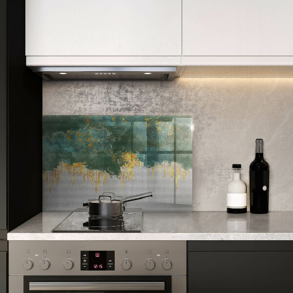 Chopping board Abstraction with gold