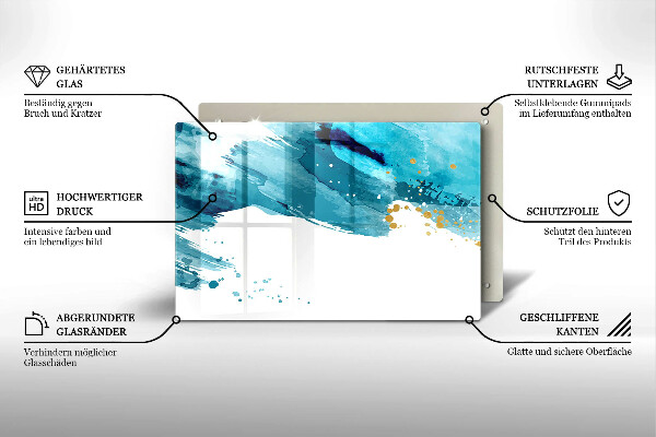 Chopping board Blue spots