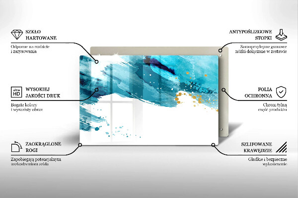 Chopping board Blue spots