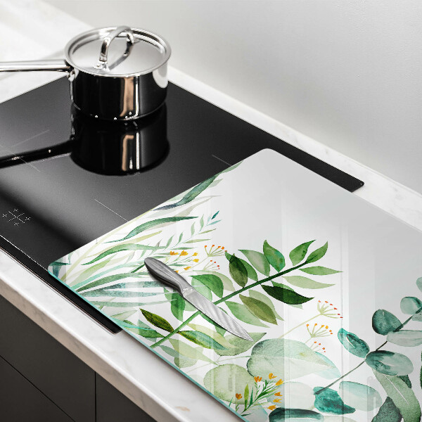 Chopping board Plant leaves illustration