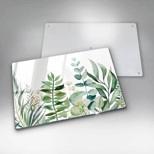 Chopping board Plant leaves illustration