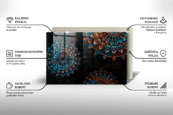 Chopping board Boho Vintage Circles