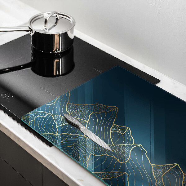 Chopping board Abstract mountains