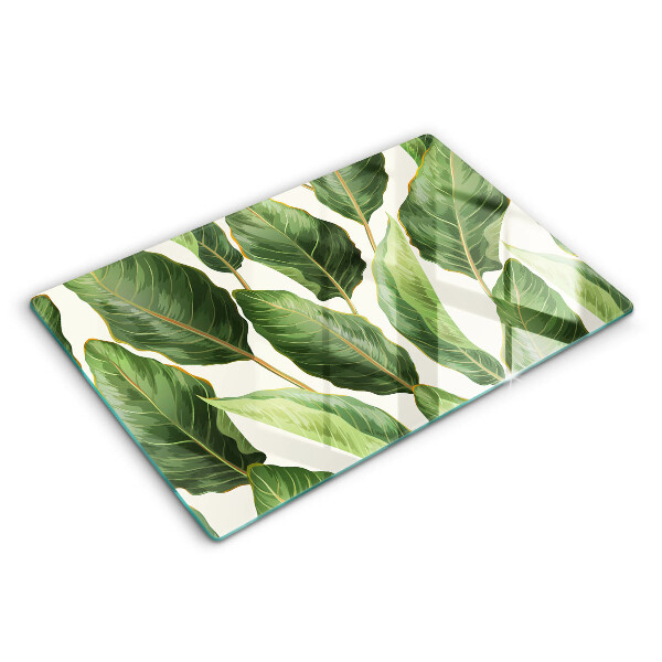 Chopping board Banana leaves