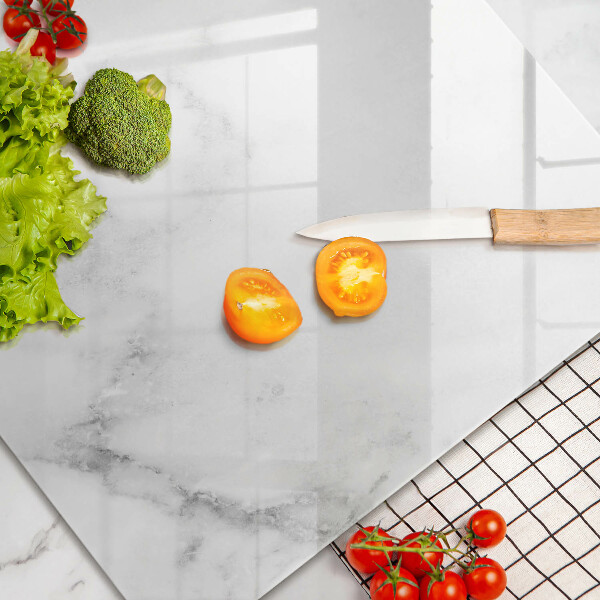 Glass kitchen board Modern marble