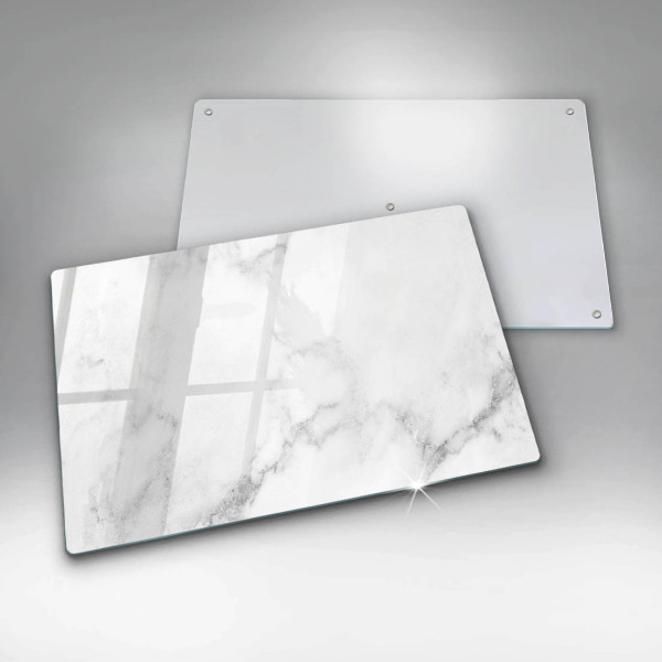 Glass kitchen board Modern marble