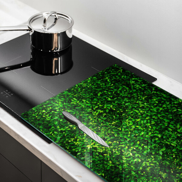 Glass kitchen board Plant small leaves