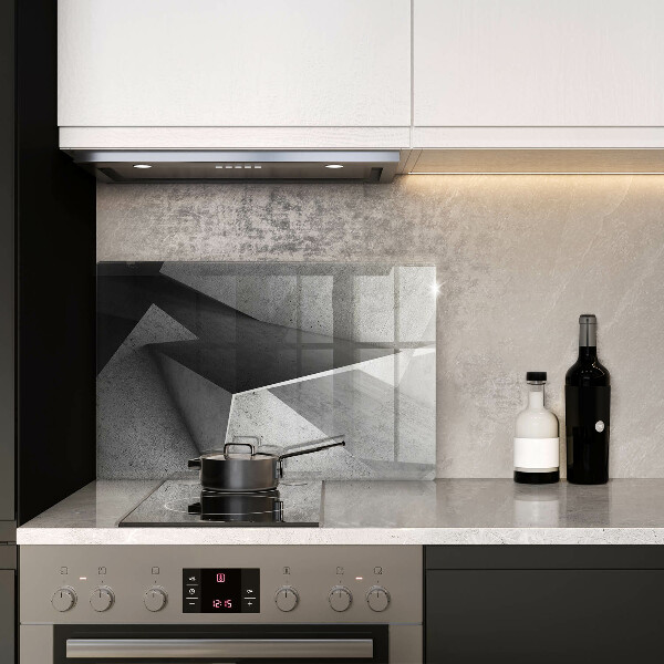 Chopping board glass Concrete abstraction