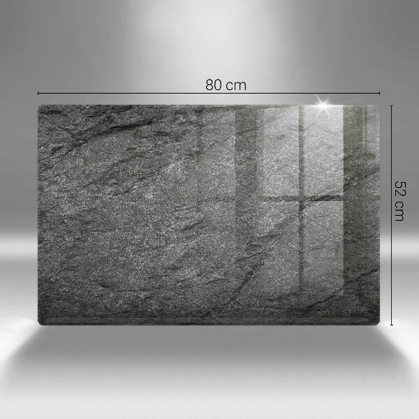 Chopping board glass Stone texture