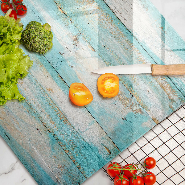 Chopping board glass Vintage wood boards