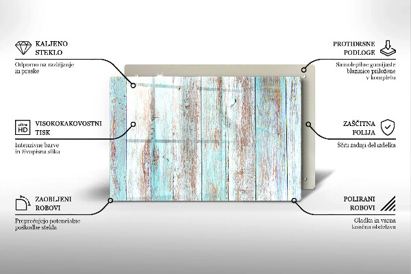 Chopping board glass Old vintage boards