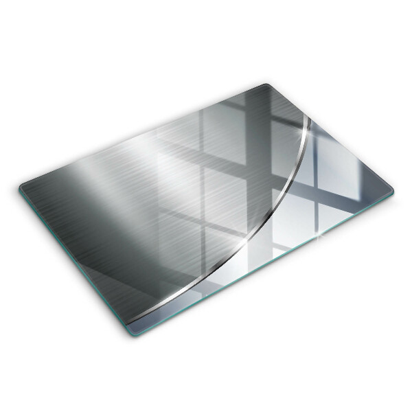 Chopping board glass Pattern metal abstraction