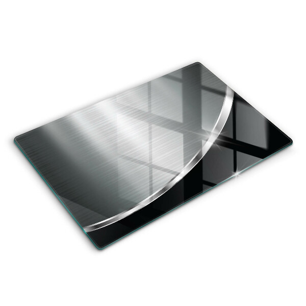 Chopping board Abstraction with metal