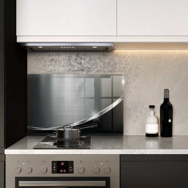 Chopping board Abstraction with metal