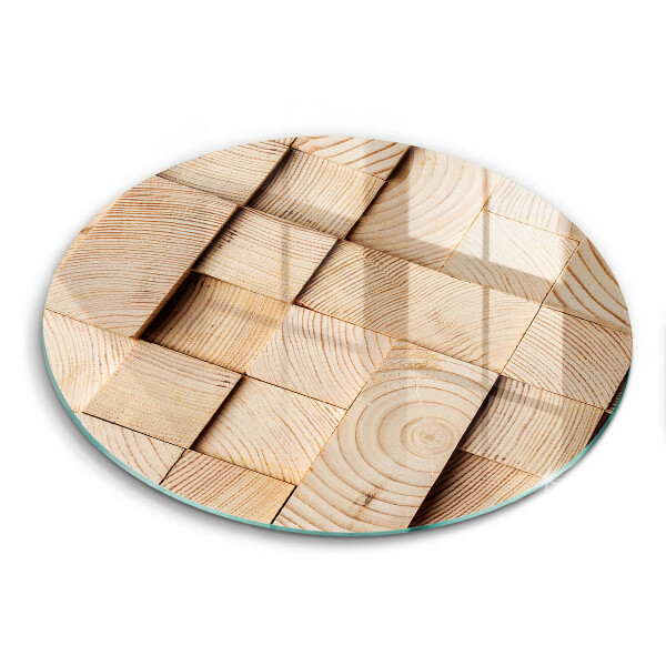 Kitchen worktop protector Wooden squares