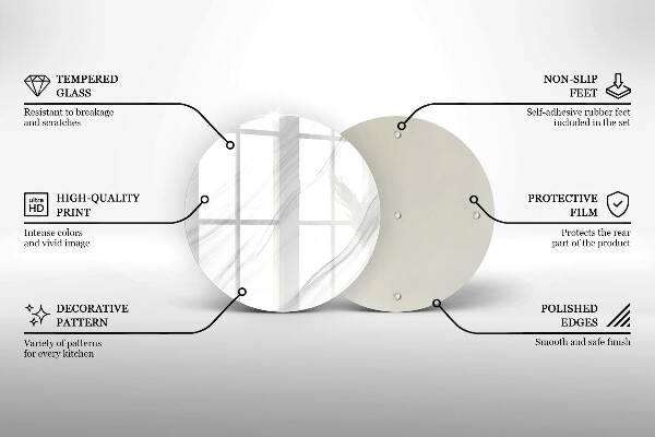 Kitchen worktop protector Delicate marble