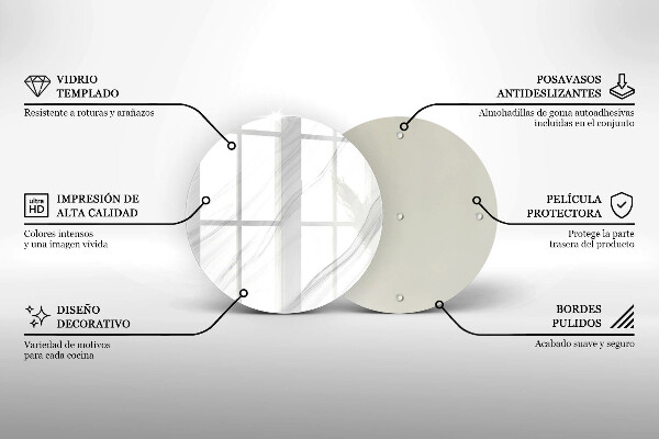 Kitchen worktop protector Delicate marble