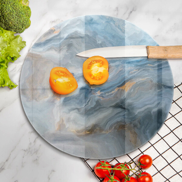 Chopping board glass Marble texture