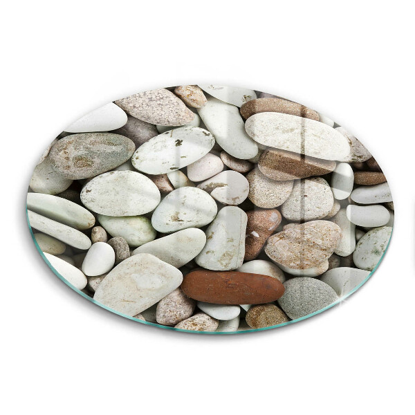 Glass worktop saver Background small stones