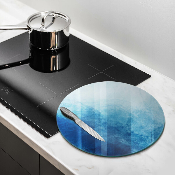 Chopping board glass Abstract background