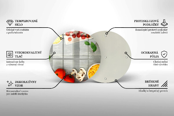 Glass worktop saver Kitchen food
