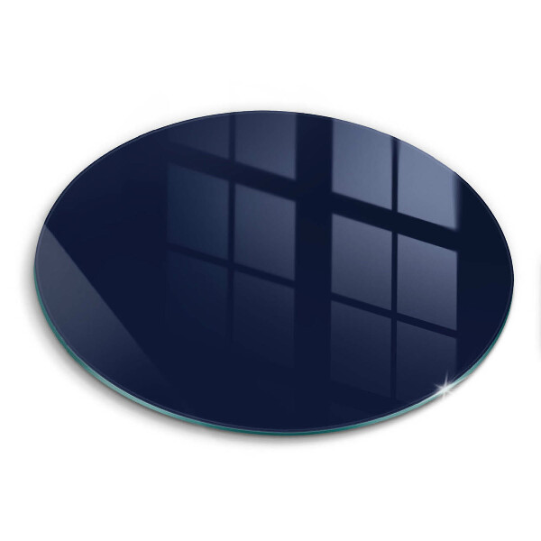 Chopping board glass Navy blue