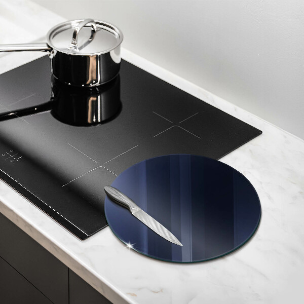 Chopping board glass Navy blue