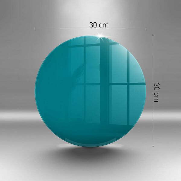 Chopping board glass Turquoise