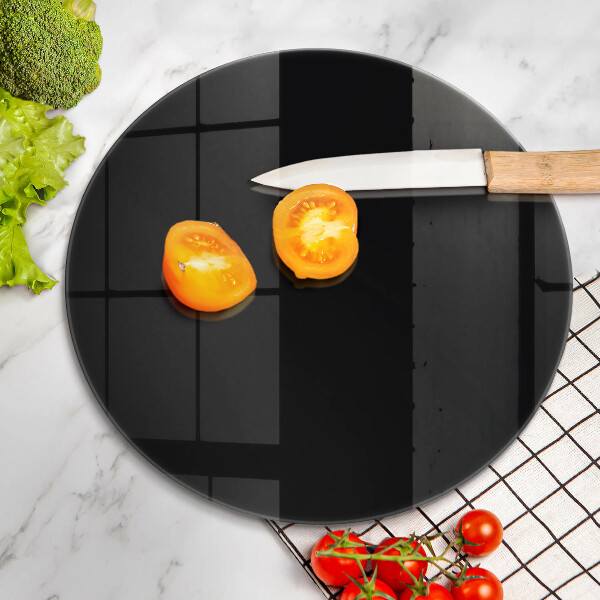 Chopping board glass Black colour