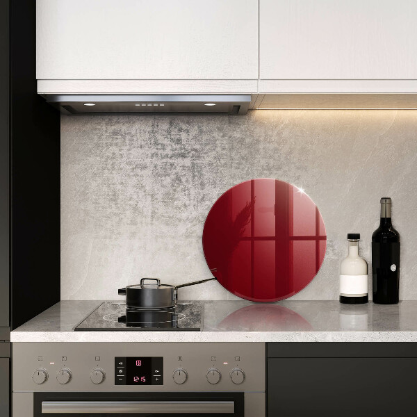 Chopping board glass Burgundy