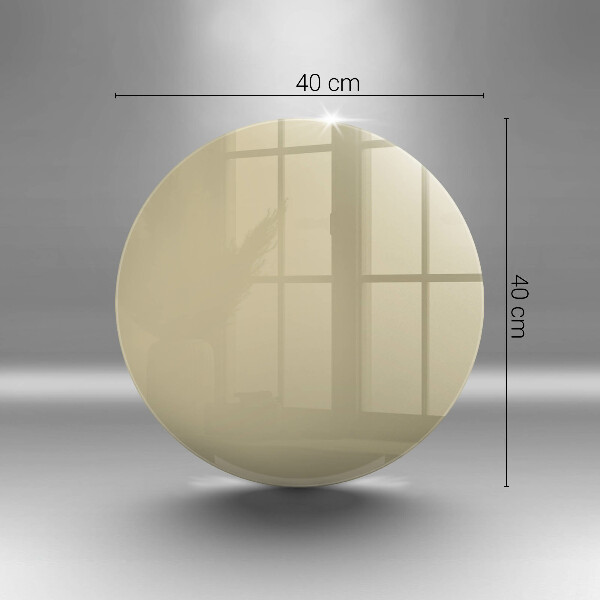 Chopping board glass Beige colour