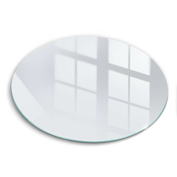 Chopping board glass White color