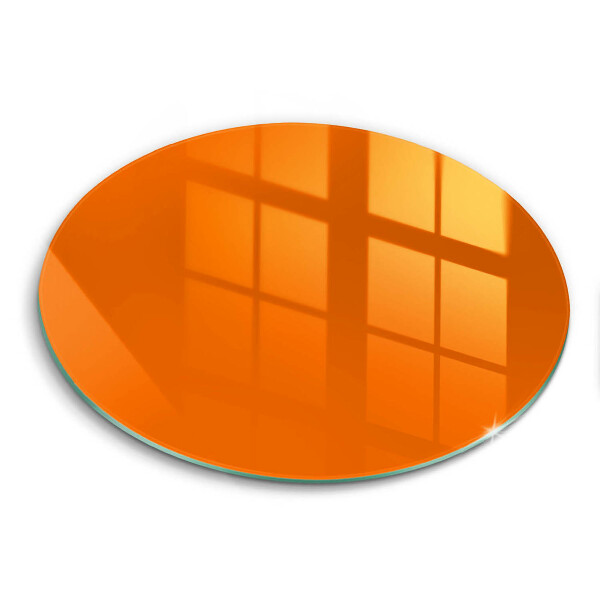 Chopping board glass Orange color