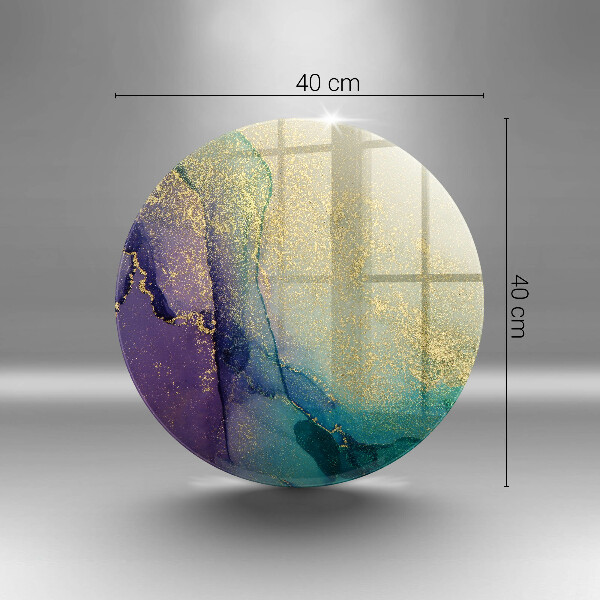 Kitchen worktop protector Background with gold