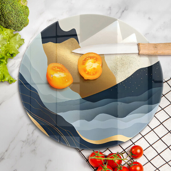 Cutting board Abstract mountains