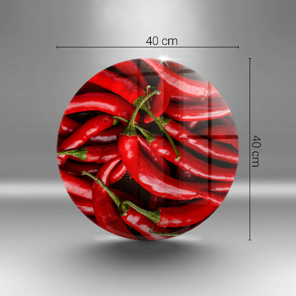 Cutting board Hot chili peppers